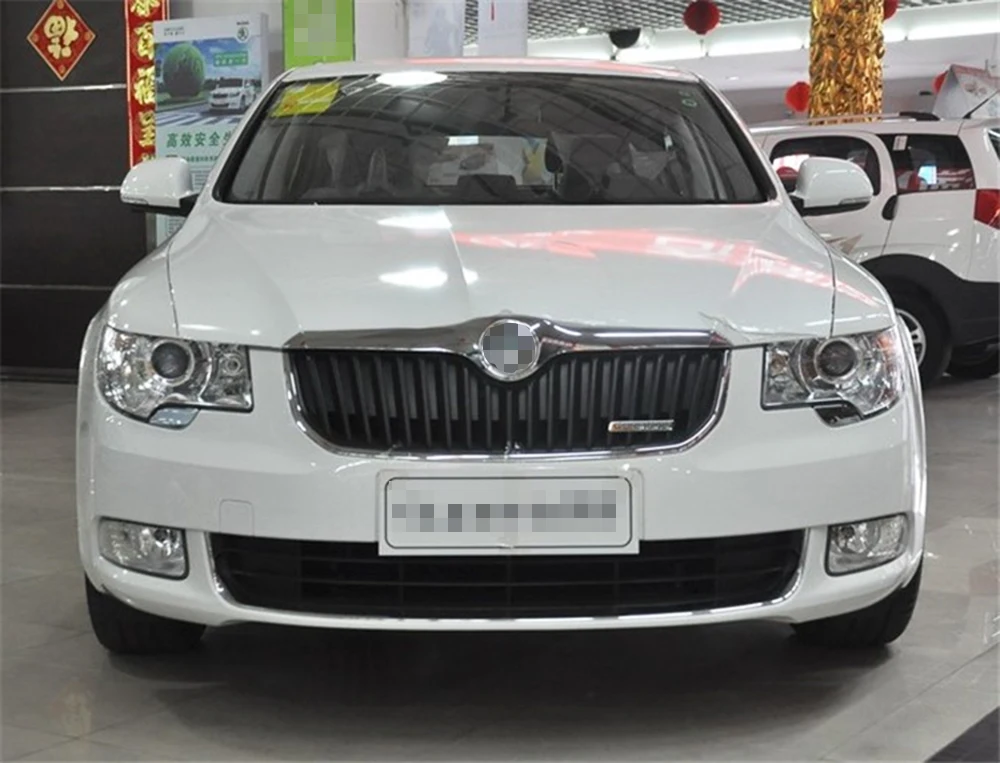 Для Skoda Superb 2009 2010 2011 2012 2013 Автомобильные фары прозрачные линзы Авто оболочка Крышка