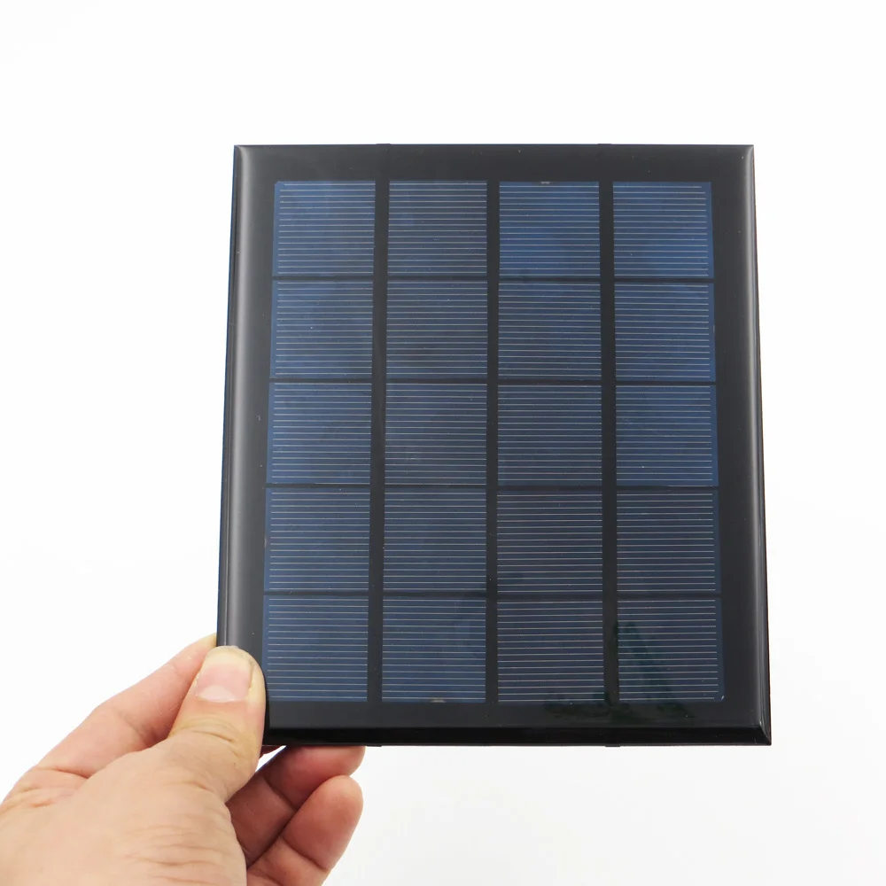 

5V 500mA 2.5Watt 2.5W Solar Panel Standard Epoxy Polycrystalline Silicon DIY Battery Power Charge Module Mini Solar Cell toy