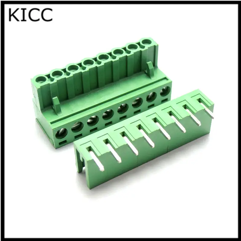 

15EDG5.08 4P Bending pin Connecting terminal 2EDGK 5.08mm 4Pin Connector 2EDG5.08-4PL Plug+Socket 10Sets