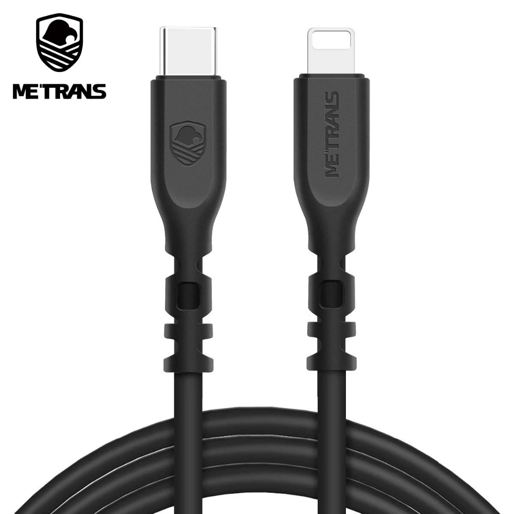 

Metrans USB C Cable For iPhone Fast Charge Cable USB 2.0 Type C Charging Cable Data High Quality TPE Type Cable For iPhone X/XS