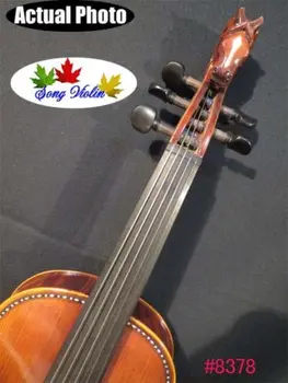 

Strad style SONG Brand Maestro 5 strings violin 4/4,inlaid purfling #8378