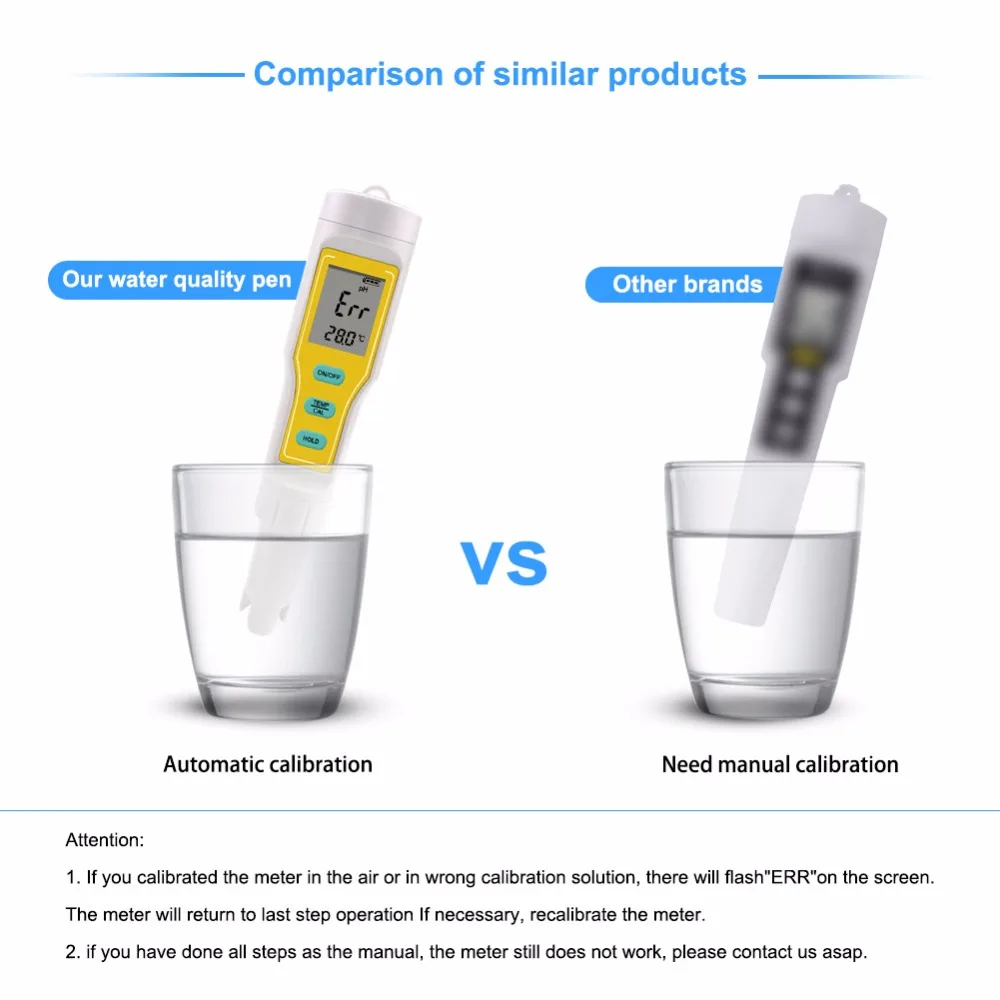 РН-метр Цифровой портативный ЖК-цифровой рН-метр ручка тестер Точность 0,01 аквариум бассейн Вода Вино моча автоматическая калибровка