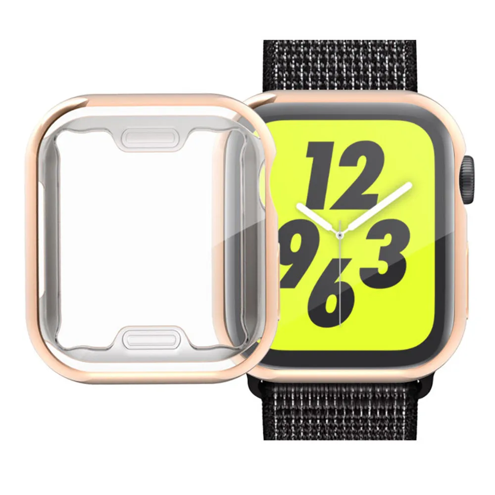 Мягкий чехол из ТПУ с защитой от царапин протектор для часов Apple Watch Series 5 4 3 2 1