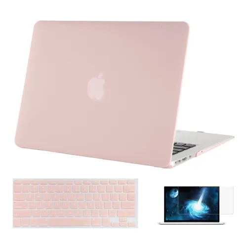 Mosiso Laptop Protective Cover Case for Macbook Air 13 A1466 A1369 Netebook Matte Mac Book Air Case Accessories - Цвет: Baby Pink