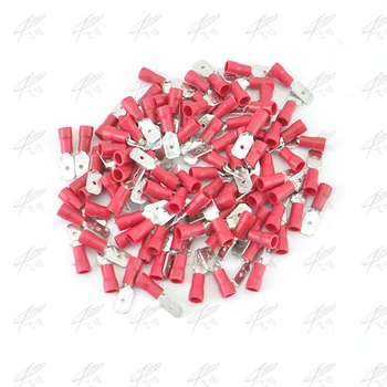 

MDD1.25-250 male Insulated Spade Quick Connector Terminals Crimp Terminal AWG MDD1-250 100PCS/Pack MDD