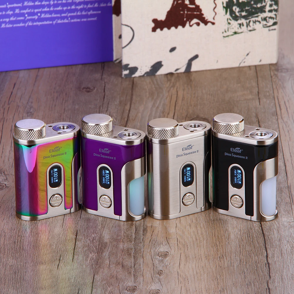 По сниженной цене! Eleaf IStick Pico выжимаемая 2 TC сквонк мод макс. 100 Вт и 8 мл бутылка