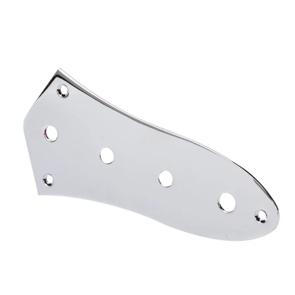 Durable Steel With Chrome Plating Control Plate Compatible With Jazz Bass Guitar Replacement