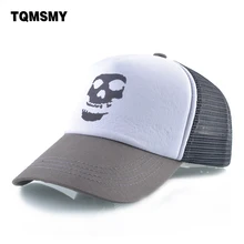 Унисекс бейсбольная Кепка для мужчин с рисунком черепа, шапка в стиле хип-хоп, женский рюкзак, кепка s, дышащая сетка, солнцезащитные шапки для женщин, грузовик, Кепка