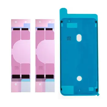 

2pcs/set for iPhone 8 8 Plus Battery Adhesive Sticker Strips + LCD Screen Front Housing Frame Waterproof Seal Glue Sticker Tape