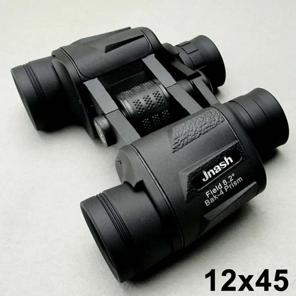 binoculars 12x45 telescope eyepiece folding telescope HD wide angle