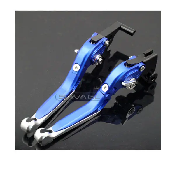 

For YAMAHA MT-25 MT-03 YZF-R3 YZF-R25 2014 2015 2016 Blue Motorcycle Adjustable Folding Extendable Brake Clutch Lever