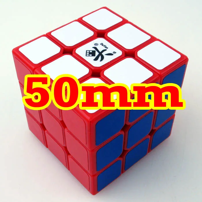 Самый дешевый Dayan zhanchi 50 мм 3x3x3 куб скорость Магическая головоломка 3x3 интеллектуальные кубики для обучающих игрушек Детская игра Прямая поставка - Цвет: red