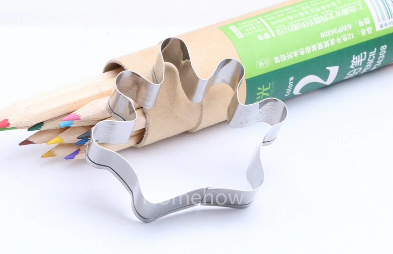 Набор для выпечки 3 шт./лот из нержавеющей стали|crown cookie cutters|cookie cuttercookie cutter set stainless