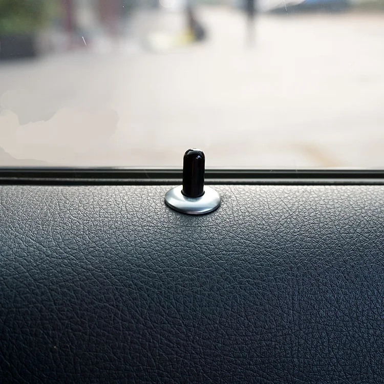 

CITALL Chrome Car Door Lock Pin Knob Button Grommet Ferrule Cover Trim Decoration For BMW Z3 3 Series E36E90 F30 F31 320 328 335