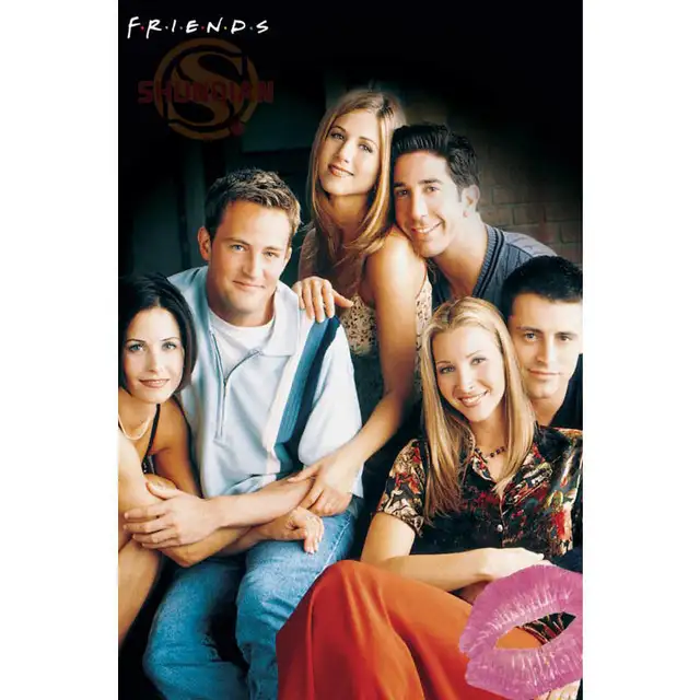 Friends TV Show Poster Print Silk Fabric Print Poster Cloth Fabric Wall