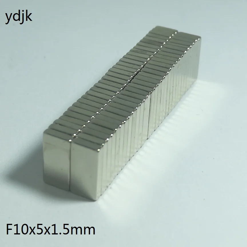 20PCS/LOT N35 Neodymium Magnet 10*5*1.5 Strong Rare Earth Permanent 10x5x1.5 Powerful NdFeB Magnets 10 x 5 1.5 | Строительство и