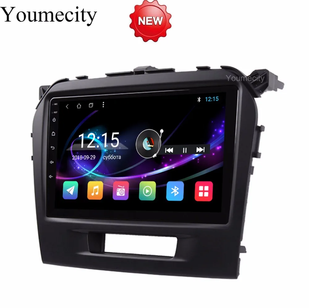 

Car DVD Player for Suzuki Vitara 2015 2016 2017 Radio GPS Navigation BT WIFI Map 9 inch Android 8.1 Octa 8 Core 2G RAM 32G ROM