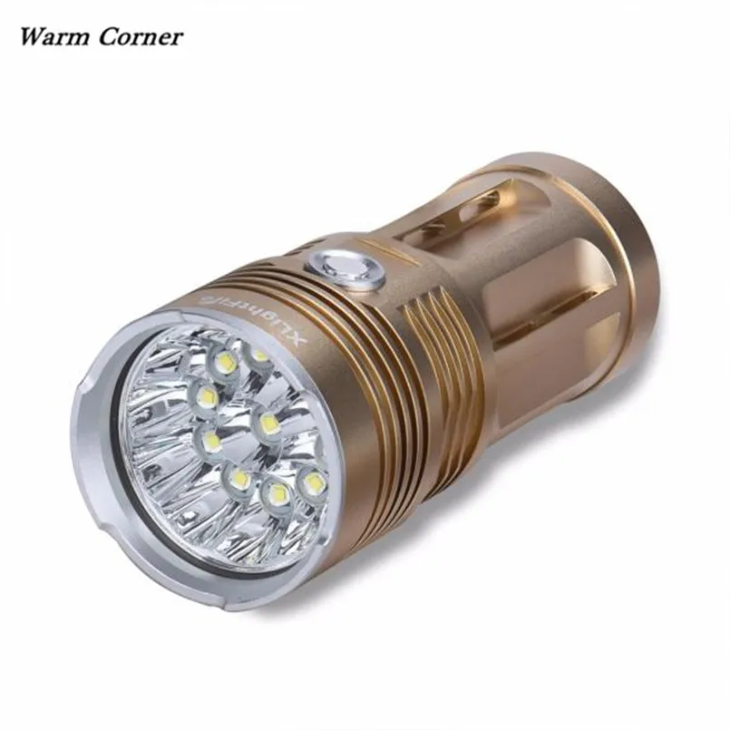 Теплая угол LM XLightFire 28000LM 11 x CREE XM-L T6 светодио дный Охота фонарик 4x18650 Лампы Факел Бесплатная доставка # O26