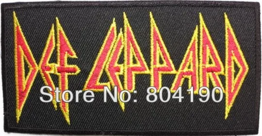 

DEF LEPPARD Heavy Metal Band Music Iron On Sew On Patch Tshirt TRANSFER MOTIF APPLIQUE Rock Punk Badge