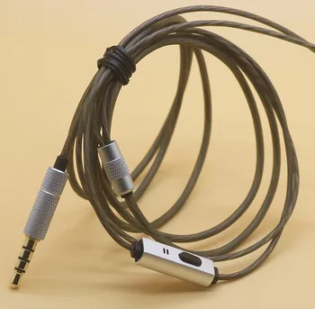 

diy earphone wire with mic Fully compatible 32core 1.2meter