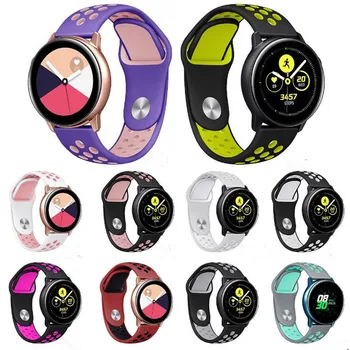 

10pcs Soft Silicone Watch Strap For Samsung Galaxy Watch Active 40mm Sports Replacement Wristband For Galaxy Watch Active Band