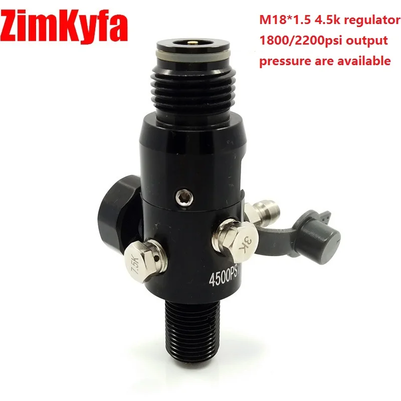 Paintball PCP Regulator 4500psi HPA High Pressure Air Tank Valve 1800