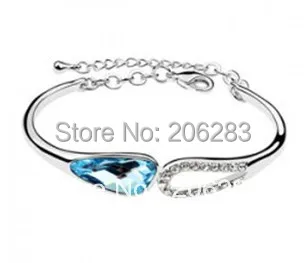 

fashion austria crystal bracelet women bracelet B002 5pcs/lot+free shipping