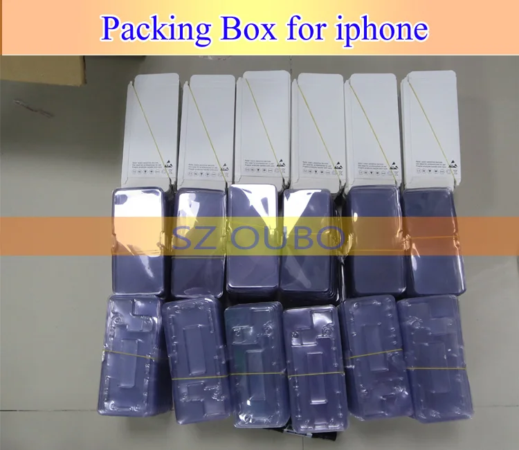 Wihte Paper Box for iPhone LCD Screen Packing Package Wholesale  (4)