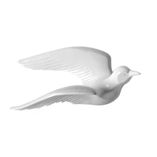 3D Stereo Wall Sticker Hanging Resin Bird Wall 3D Stereo Sticker Livingroom Tv Background Wall Mural Decoration Wall Ornaments deer 3d wall sticker