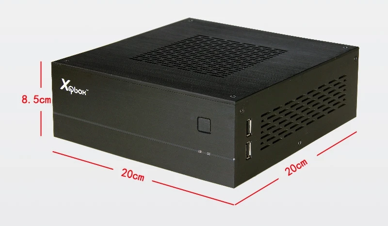 AC-DC HTPC ITX мини компьютерный корпус в алюминиевом портфеле домашний кинотеатр компьютерная коробка Настольный игровой ПК корпус небольшой корпус ITX