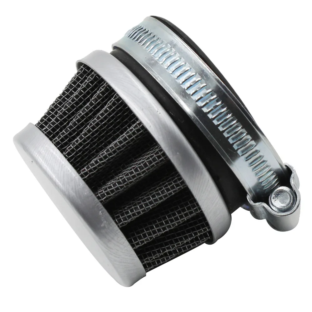 New Styling Universal 42mm Air Filters Cleaner Intake Motorcycle Chrome