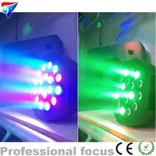 Дешевые 18x3 Вт RGB DMX светодиодные софиты плоский Par свет для вечерние KTV Disco DJ