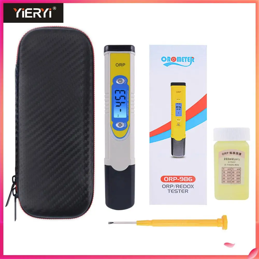 

Yieryi ORP-986 Meter Oxidation Reduction Potential Industry Experiment Analyzer Redox Meter Aquarium Drink Water Quality tester