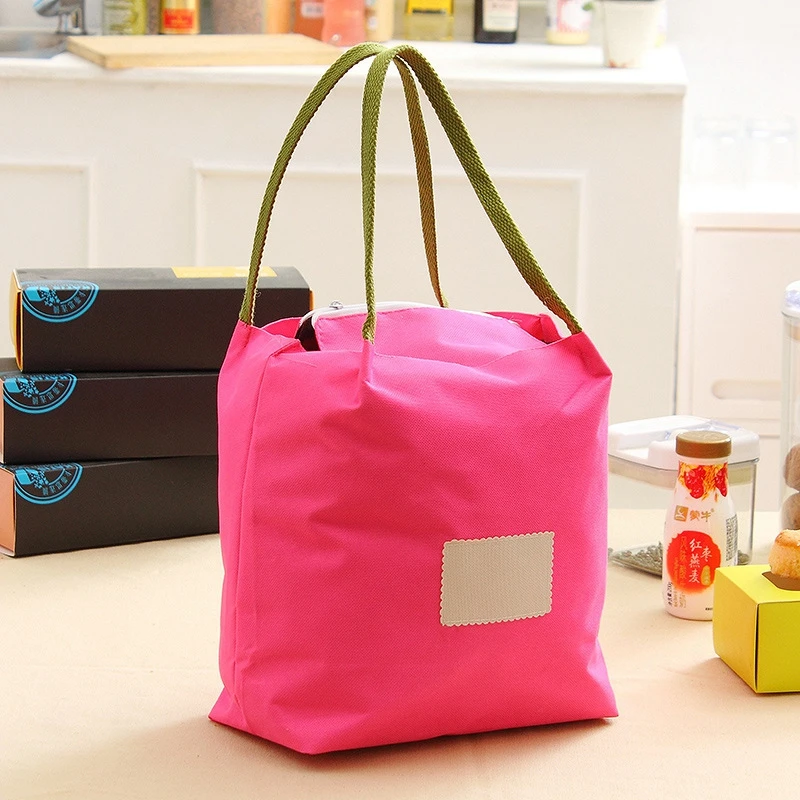 Function Cooler Lunch Bags for Kid Thermal Portable Insulated Lunch Bag Bento Pouches Canvas Food Storage Bags for Women School