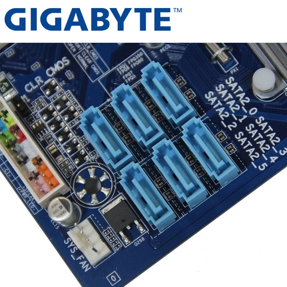 Настольная Материнская плата GIGABYTE GA A55 S3P A75 Socket FM1 для A8 A6 A4 E2 32G ATX оригинальная