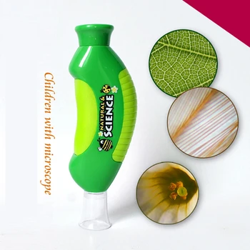 

Plastic Children Handheld Microscope Scientific Exploration Portable Learning Education Toys For Children Nature Toy Kids Fun