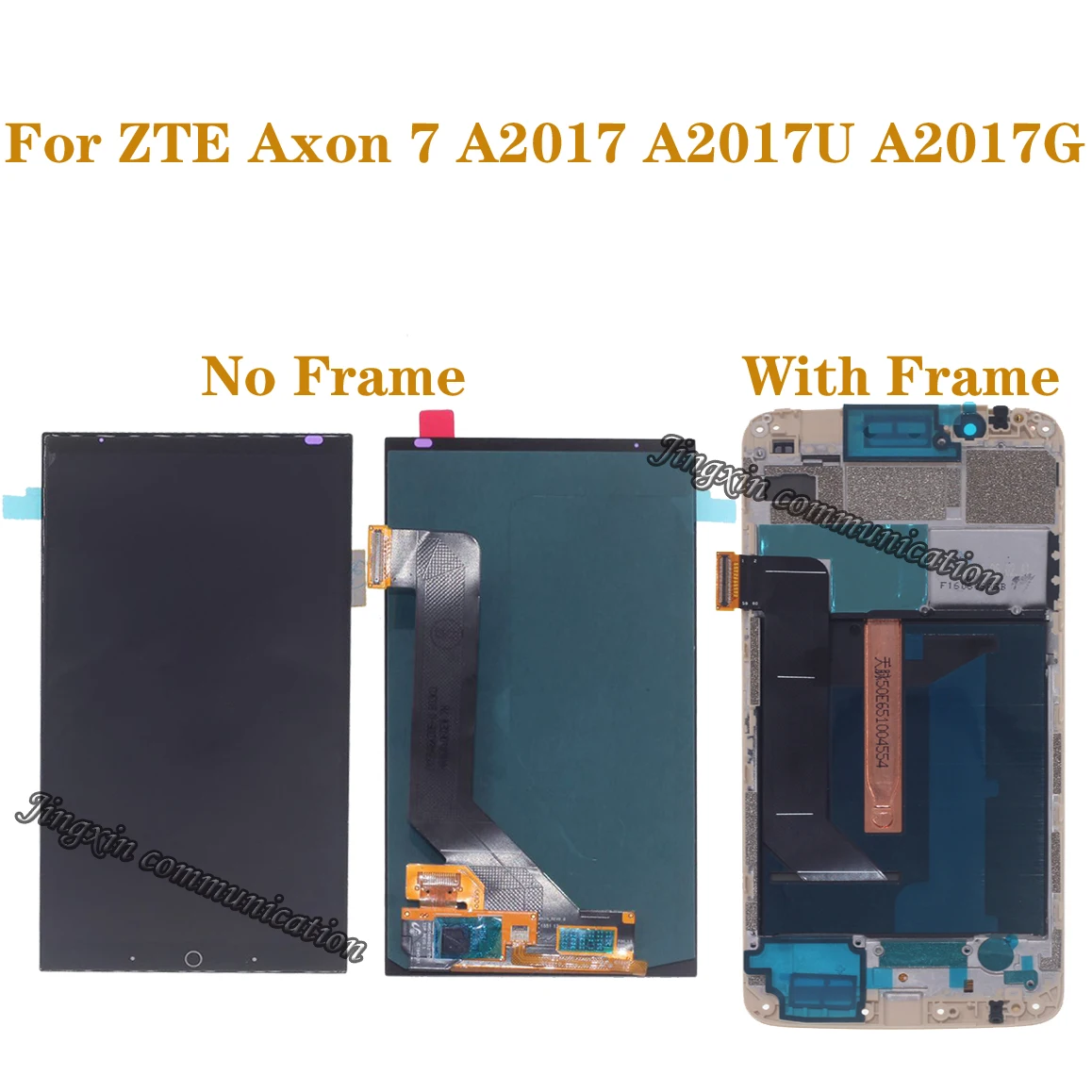 

100% tested original AMOLED screen For ZTE Axon 7 A2017 A2017U A2017G LCD + touch screen digitizer replaceable screen accessorie
