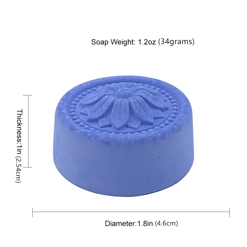 Пищевая 3 полостей силиконовая форма круглая Цветочная форма для мыла восковая форма для украшения шоколадных сахарных форм