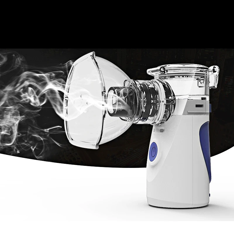 

Portable Inhaler Nebulizer Handheld Steam Humidifier Mist Ultrasonic Nebulizer Health Care Mesh Atomizer For Adults & Kids