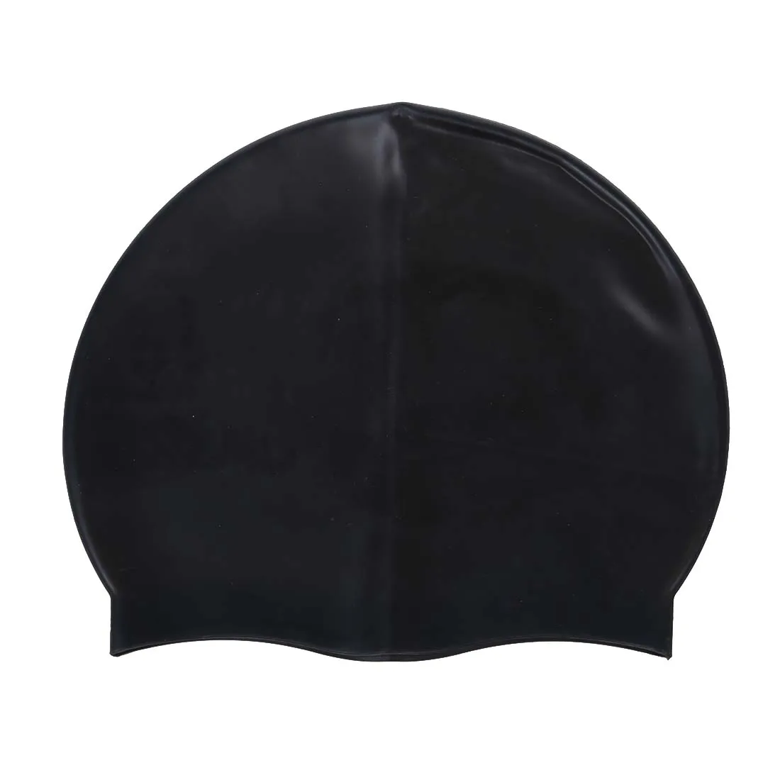 Black Durable Stylish Sporty Latex Swimming Cap Hatswimming caps hat