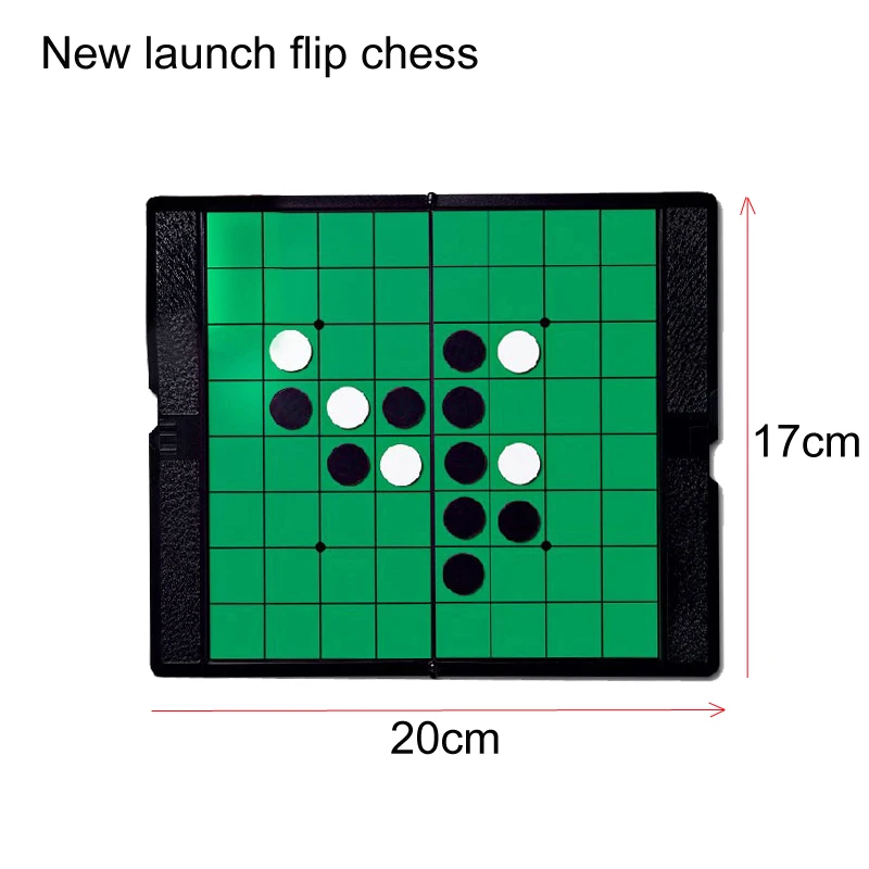 Запуск Магнитный Портативный флип шахматы и складные Reversi Отелло доска шахматы стандартные образовательные родитель-дети Семейная Игра