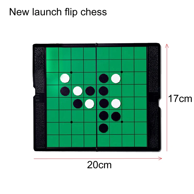 New launch Magnetic Portable flip chess and Folding Reversi Othello Board Chess Standard Educational parent-children Family Game New launch Magnetic Portable flip chess and Folding Reversi Othello Board Chess Standard Educational parent-children Family Game
