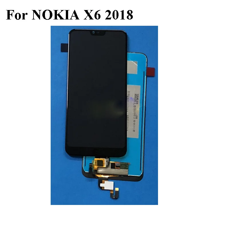 Черный ЖК-дисплей + TP Для Nokia 6 2018 TA-1054 ta1054 с сенсорным экраном дигитайзер замена