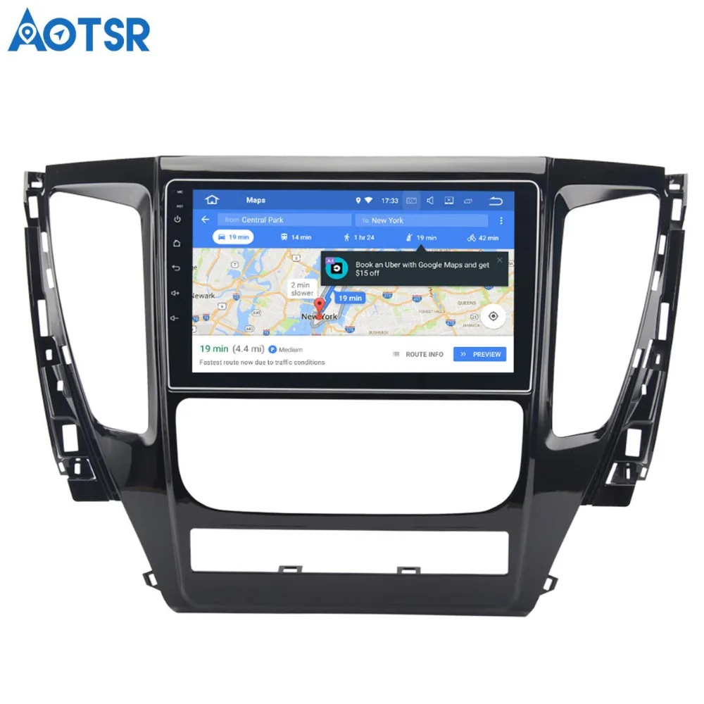 Sale Aotsr Android 8.0 Car DVD Player GPS Navigation For MITSUBISHI PAJERO Sport 2016 2017 2018 unit stereo Radio Multimedia 5
