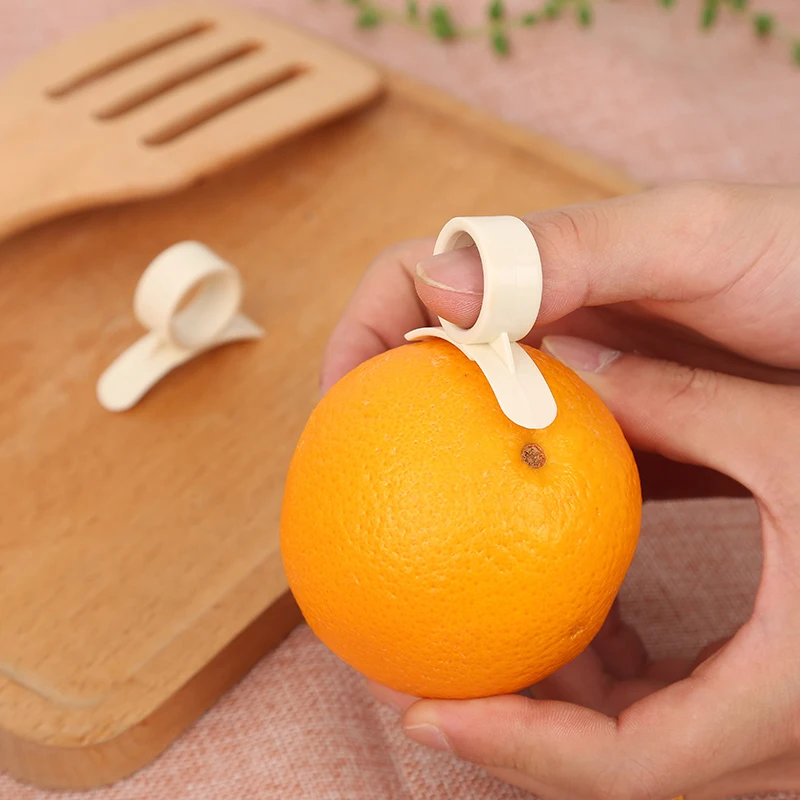 3Pcs/Lot Orange Peeler Fruit Cutters Snail Ring Open Orange Device