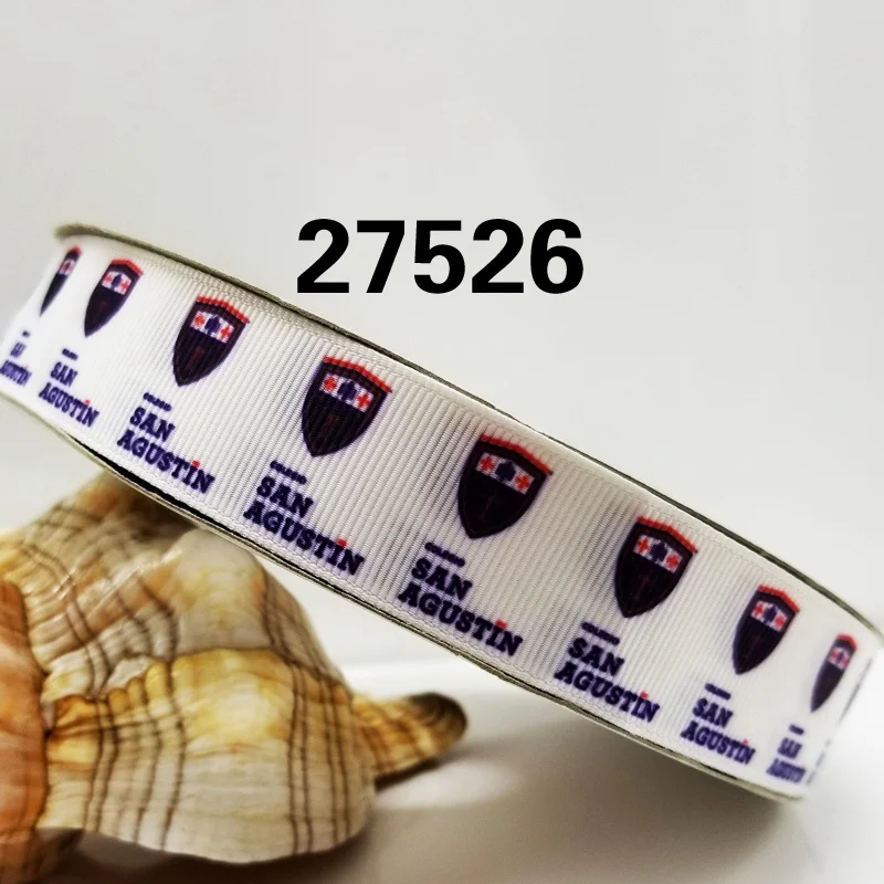 50 ярдов в Размер спортивная лента напечатанная grosgrain лента 28013 - Цвет: 27526