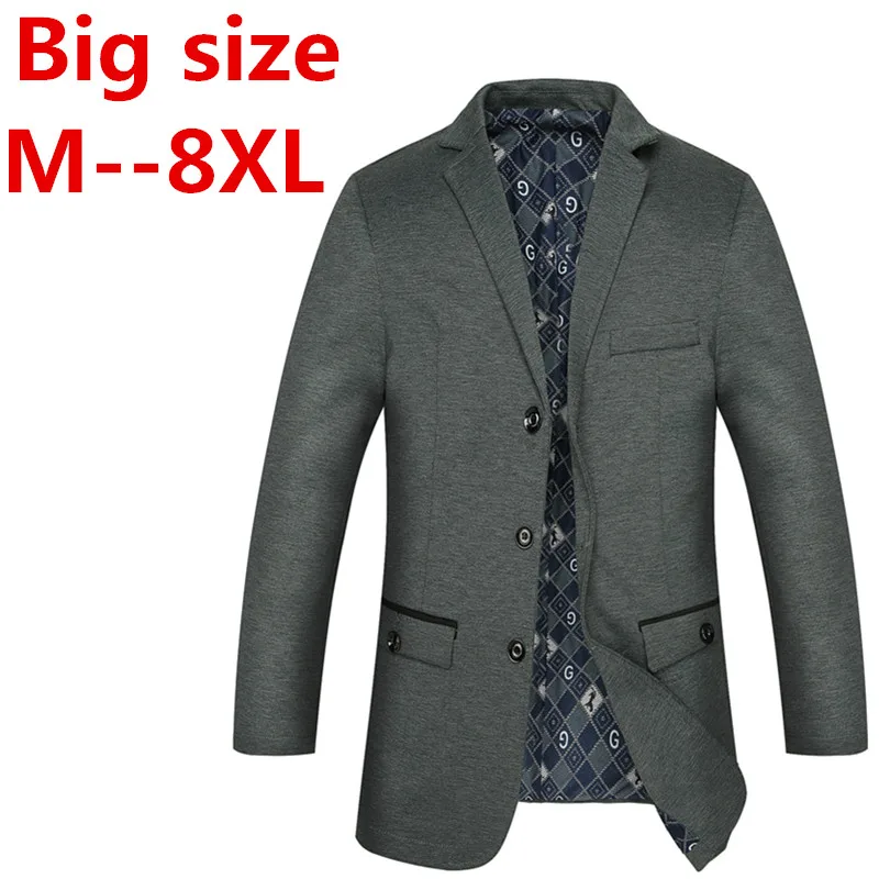 Plus size 9xl 8XL 7XL 6XL 5XL 4XL 2016 slim linen suit men's clothing