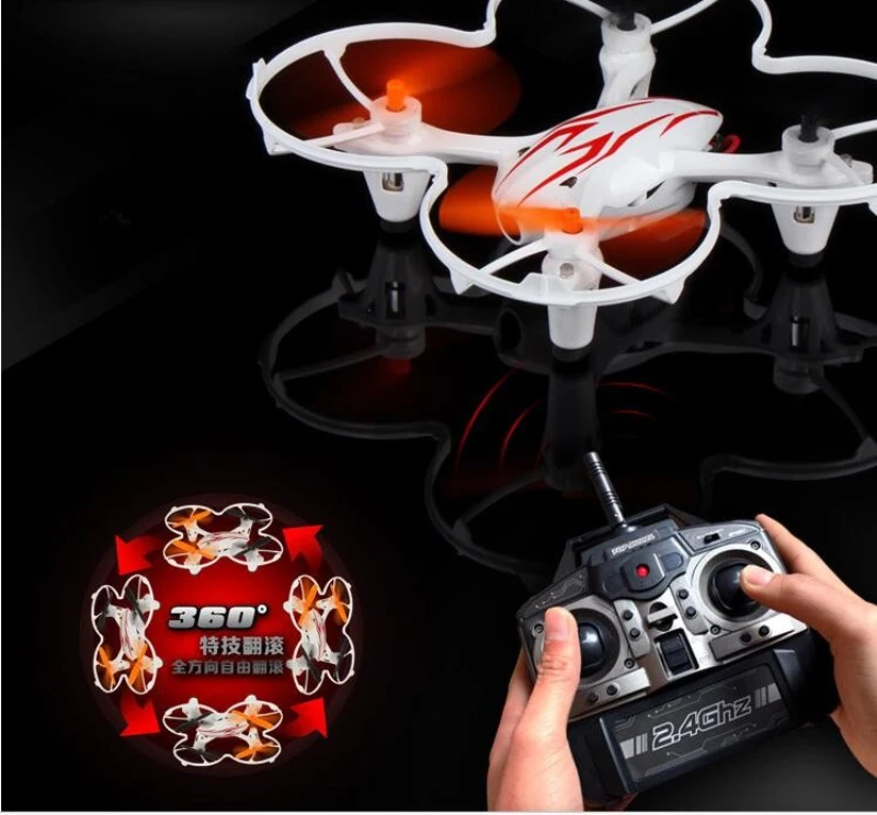 

Remote Control Helicopter Quadrocopter UFO 2.4G 6-axis gyro Sky Hero Mini RC Drone Powerful rc quadcopter rc toy child best gift