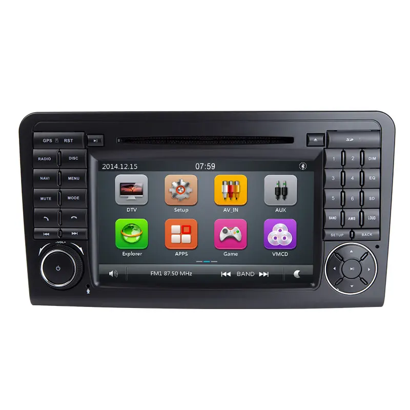 Sale Two Din Car Multimedia player GPS DVD Player For Mercedes/Benz/ML/GL CLASS W164 ML350 ML500 GL320 Radio FM 2