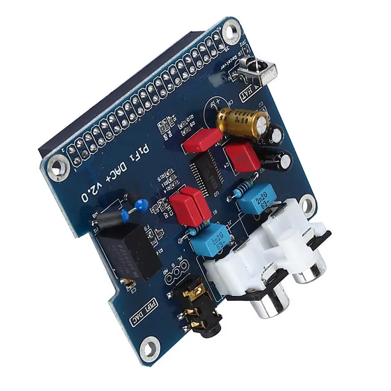 

blue/black HIFI DAC Audio Sound Card Module I2S interface for Raspberry pi B+ 2